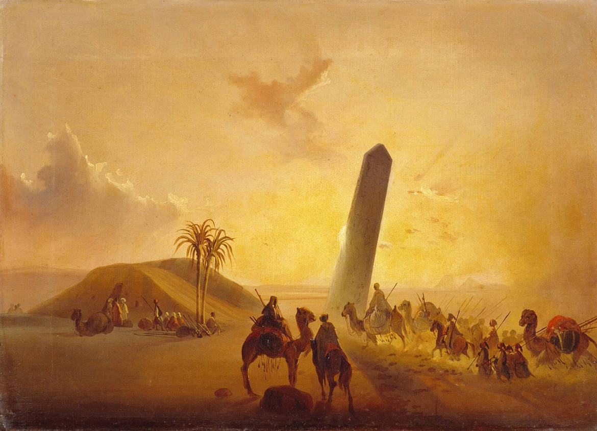 Carovana nel deserto, 1843